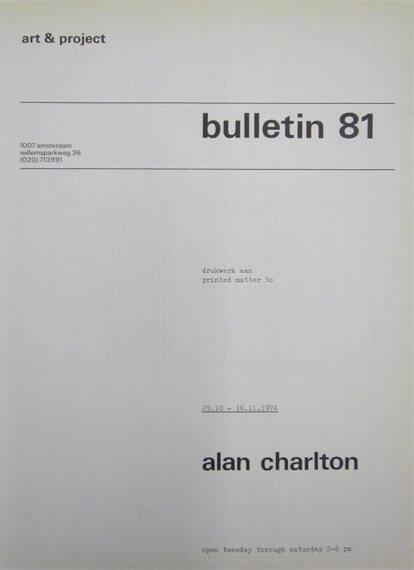 Art & Project Bulletin 81