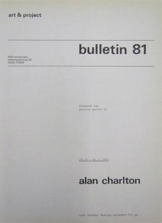 Art & Project Bulletin 81