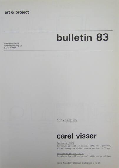 Art & Project Bulletin 83