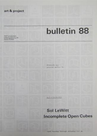 Art & Project Bulletin 88