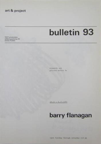 Art & Project Bulletin 93