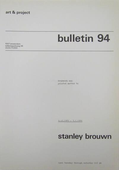 Art & Project Bulletin 94