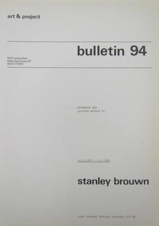 Art & Project Bulletin 94
