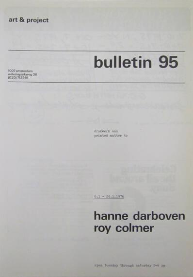 Art & Project Bulletin 95