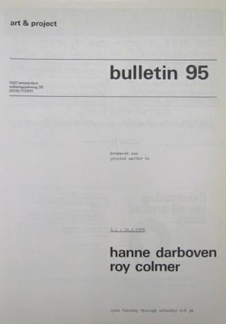 Art & Project Bulletin 95