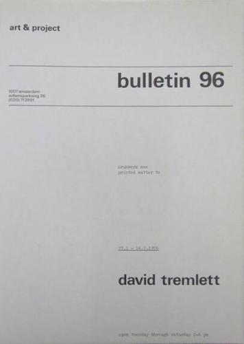 Art & Project Bulletin 96