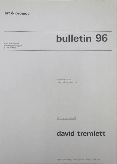 Art & Project Bulletin 96