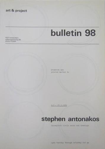 Art & Project Bulletin 98