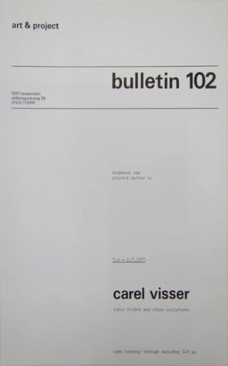 Art & Project Bulletin 102