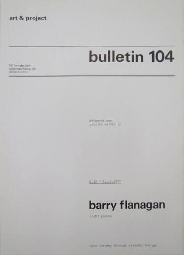 Art & Project Bulletin 104