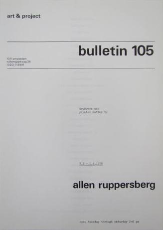 Art & Project Bulletin 105