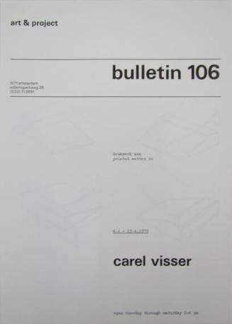 Art & Project Bulletin 106