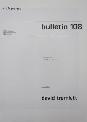 Art & Project Bulletin 108
