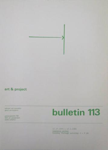 Art & Project Bulletin 113