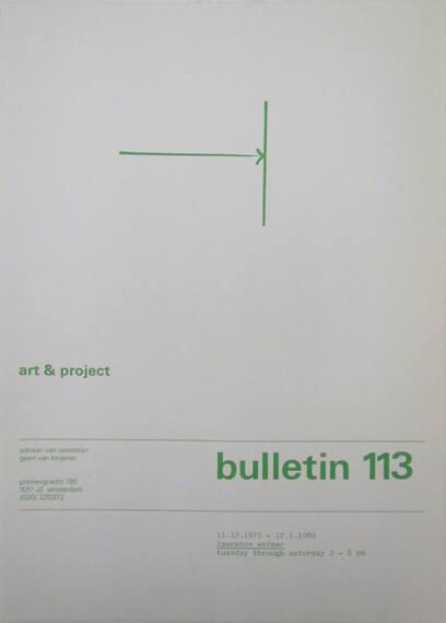 Art & Project Bulletin 113