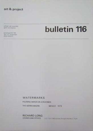 Art & Project Bulletin 116