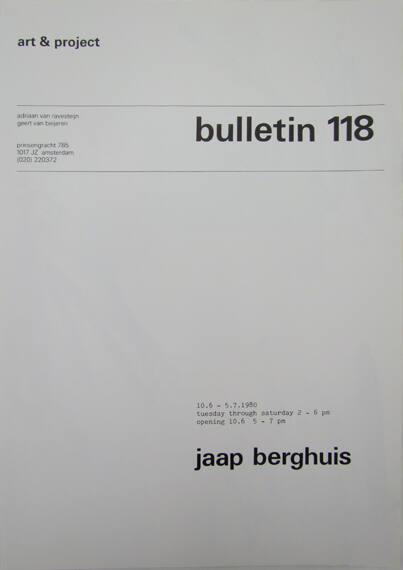 Art & Project Bulletin 118