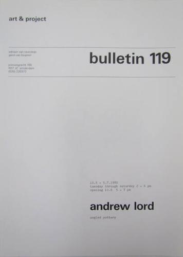 Art & Project Bulletin 119