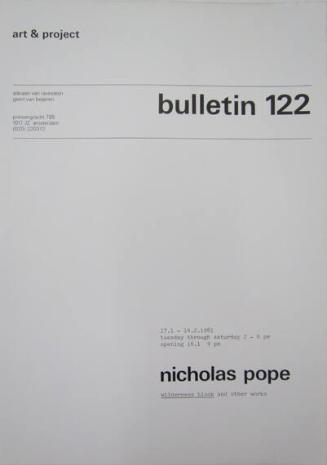 Art & Project Bulletin 122