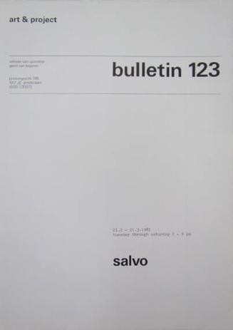 Art & Project Bulletin 123