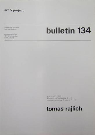 Art & Project Bulletin 134