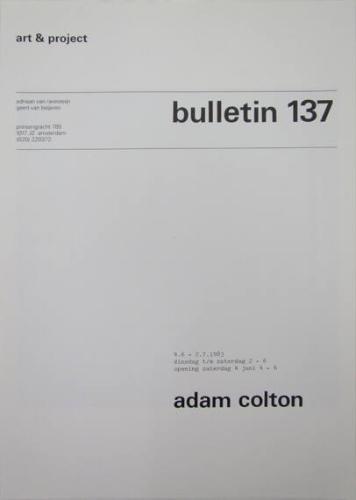 Art & Project Bulletin 137