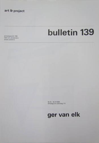 Art & Project Bulletin 139