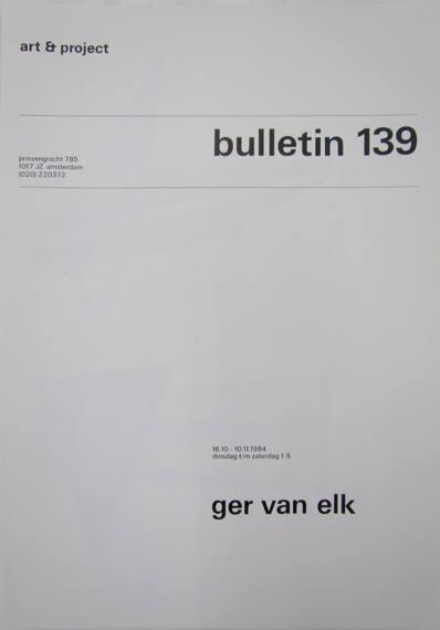 Art & Project Bulletin 139
