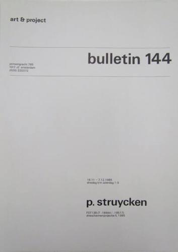 Art & Project Bulletin 144