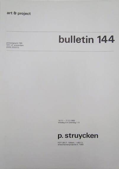Art & Project Bulletin 144
