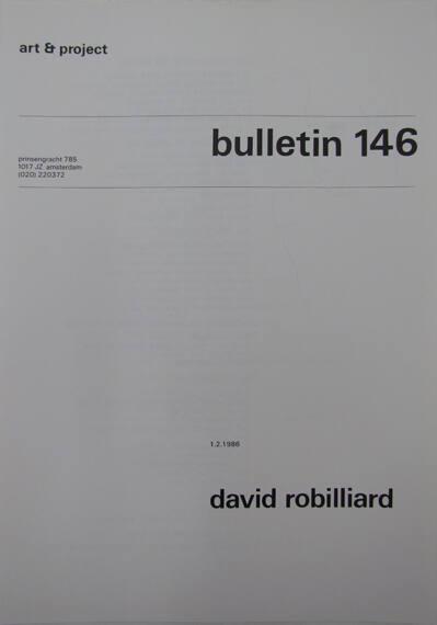 Art & Project Bulletin 146