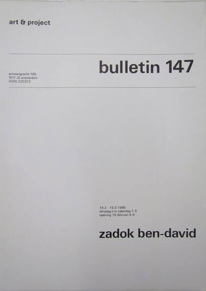 Art & Project Bulletin 147