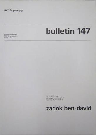 Art & Project Bulletin 147