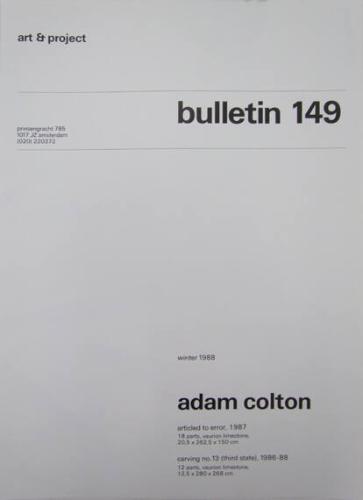 Art & Project Bulletin 149