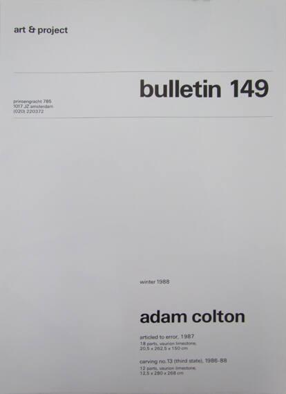 Art & Project Bulletin 149