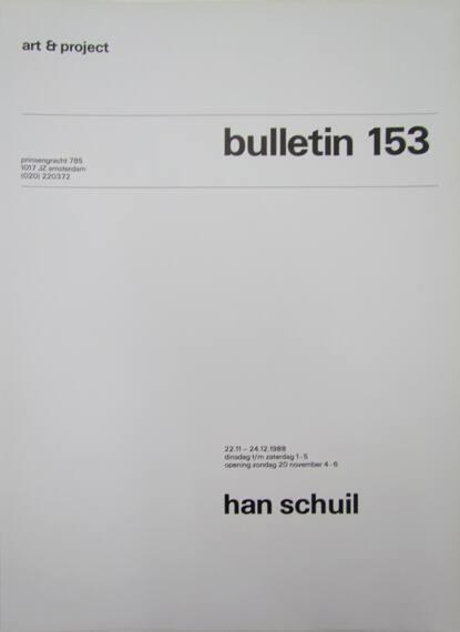 Art & Project Bulletin 153