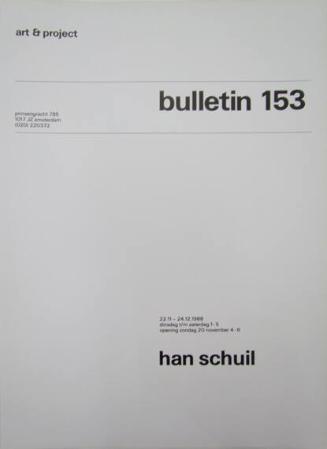 Art & Project Bulletin 153