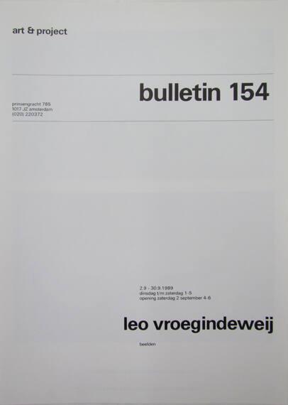 Art & Project Bulletin 154
