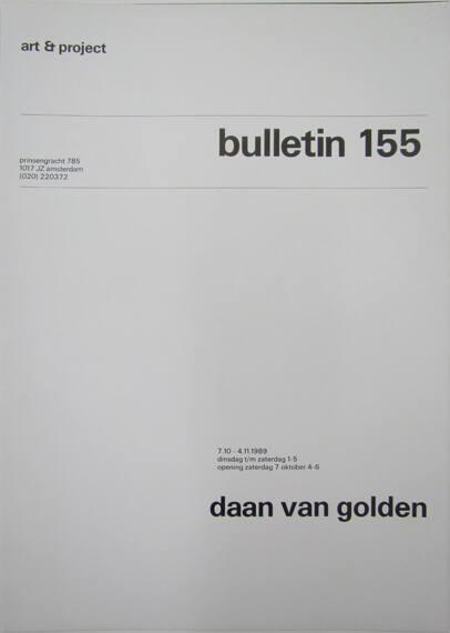 Art & Project Bulletin 155