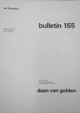 Art & Project Bulletin 155