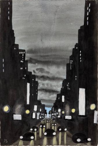 New York Early Evening Crosstown