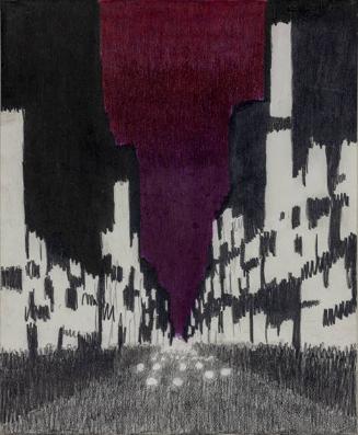 Untitled (New York crosstown sunset)