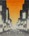 Untitled (New York crosstown sunset)