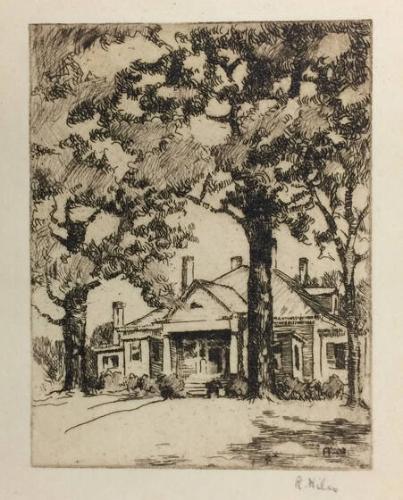 Untitled (House And Trees)