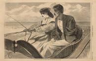 Our Watering-Places -- The Empty Sleeve at Newport (from Harper's Weekly  August 26, 1865)