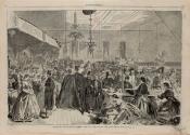 Great Fair Given at the City Assembly Rooms, New York, December, 1861, In Aid of the City Poor (from Harper's Weekly, December 28,1861)