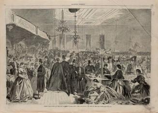 Great Fair Given at the City Assembly Rooms, New York, December, 1861, In Aid of the City Poor (from Harper's Weekly, December 28,1861)