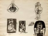 Untitled (Study sheet for Dante's Inferno)