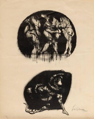 Untitled (Double Dante-related study)