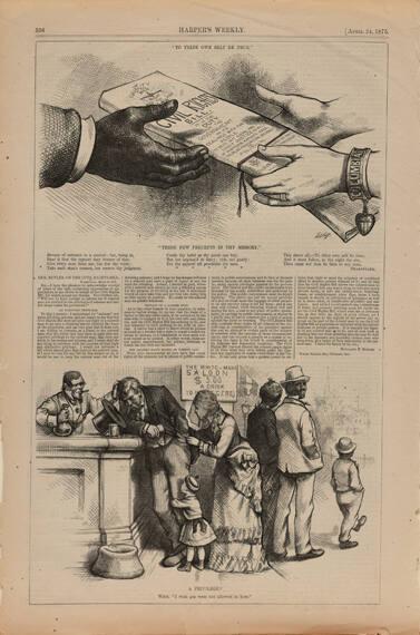 To Thine Own Self Be True, from Harper's Weekly, April 24, 1875